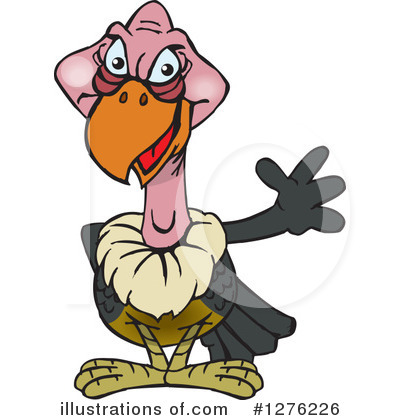 Vulture Clipart #1276226 by Dennis Holmes Designs