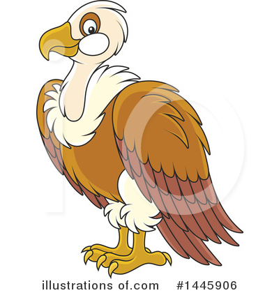 Royalty-Free (RF) Vulture Clipart Illustration by Alex Bannykh - Stock Sample #1445906