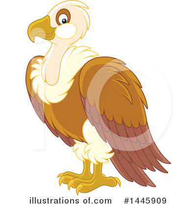 Royalty-Free (RF) Vulture Clipart Illustration by Alex Bannykh - Stock Sample #1445909