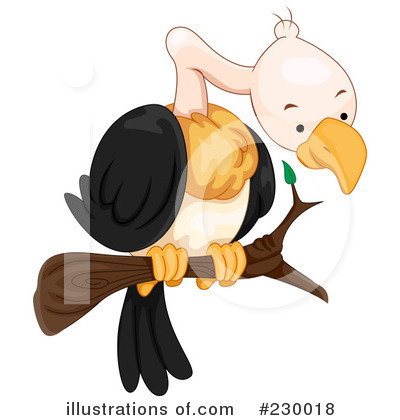Royalty-Free (RF) Vulture Clipart Illustration by BNP Design Studio - Stock Sample #230018