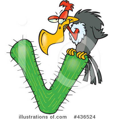 Royalty-Free (RF) Vulture Clipart Illustration by toonaday - Stock Sample #436524