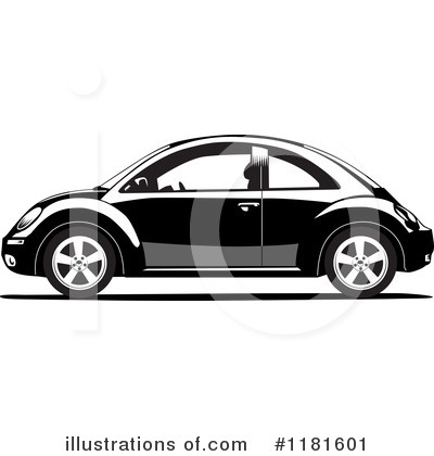 Royalty-Free (RF) Vw Beetle Clipart Illustration by David Rey - Stock Sample #1181601