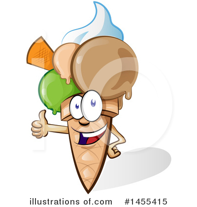 Ice Cream Clipart #1455415 by Domenico Condello