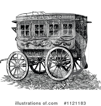Wagon Clipart #1121183 by Prawny Vintage