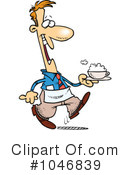 Waiter Clipart #1046839 by toonaday