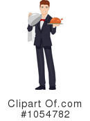 Waiter Clipart #1054782 by BNP Design Studio