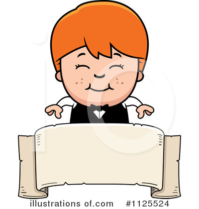 Waiter Clipart #1125524 by Cory Thoman