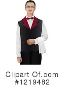 Waiter Clipart #1219482 by dero