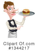 Waiter Clipart #1344217 by AtStockIllustration