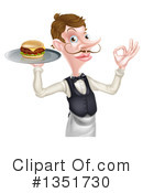 Waiter Clipart #1351730 by AtStockIllustration