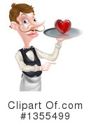 Waiter Clipart #1355499 by AtStockIllustration