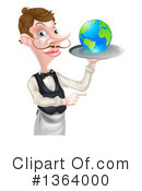 Waiter Clipart #1364000 by AtStockIllustration