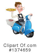 Waiter Clipart #1374659 by AtStockIllustration