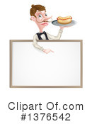 Waiter Clipart #1376542 by AtStockIllustration
