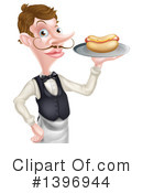 Waiter Clipart #1396944 by AtStockIllustration
