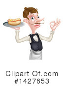 Waiter Clipart #1427653 by AtStockIllustration