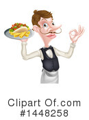 Waiter Clipart #1448258 by AtStockIllustration