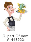 Waiter Clipart #1448923 by AtStockIllustration