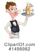 Waiter Clipart #1498982 by AtStockIllustration