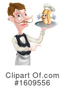 Waiter Clipart #1609556 by AtStockIllustration