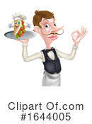 Waiter Clipart #1644005 by AtStockIllustration