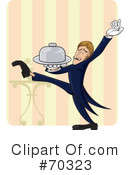Waiter Clipart #70323 by Paulo Resende