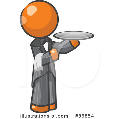 Orange Man Clipart #86854 by Leo Blanchette