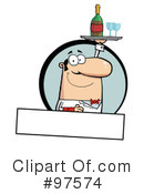 Waiter Clipart #97574 by Hit Toon