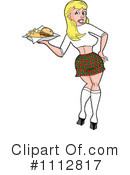 Waitress Clipart #1112817 by LaffToon