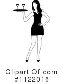Waitress Clipart #1122016 by Pams Clipart
