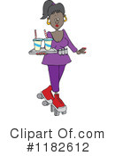 Waitress Clipart #1182612 by djart