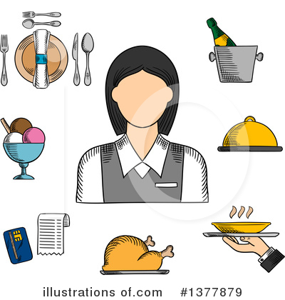 Champagne Clipart #1377879 by Vector Tradition SM