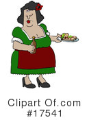 Waitress Clipart #17541 by djart