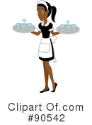 Waitress Clipart #90542 by Rosie Piter
