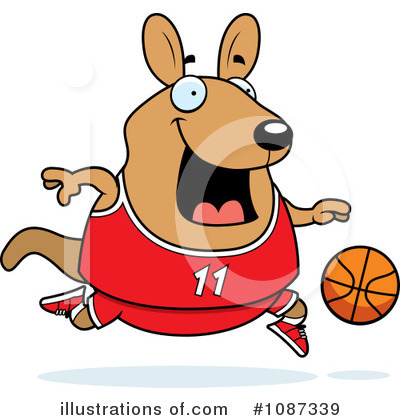 Royalty-Free (RF) Wallaby Clipart Illustration by Cory Thoman - Stock Sample #1087339