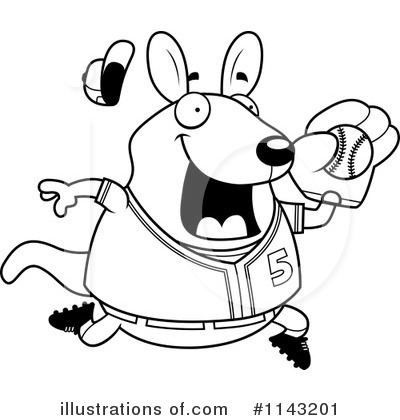 Royalty-Free (RF) Wallaby Clipart Illustration by Cory Thoman - Stock Sample #1143201