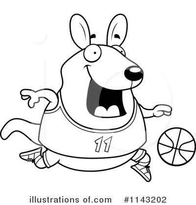 Wallaby Clipart #1143202 by Cory Thoman