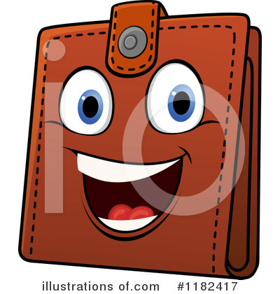 Royalty-Free (RF) Wallet Clipart Illustration by Vector Tradition SM - Stock Sample #1182417