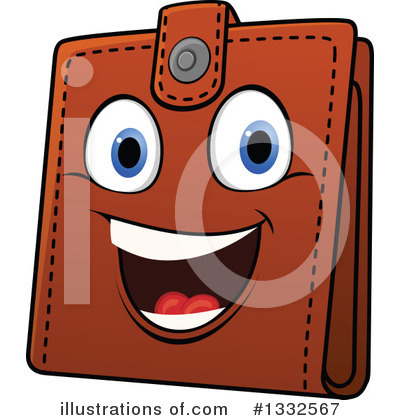 Wallet Clipart #1332567 by Vector Tradition SM