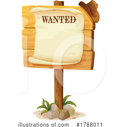Royalty-Free (RF) Wanted Clipart Illustration by Vector Tradition SM - Stock Sample #1788011
