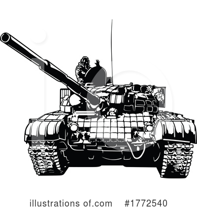 Military Tank Clipart #1772540 by dero