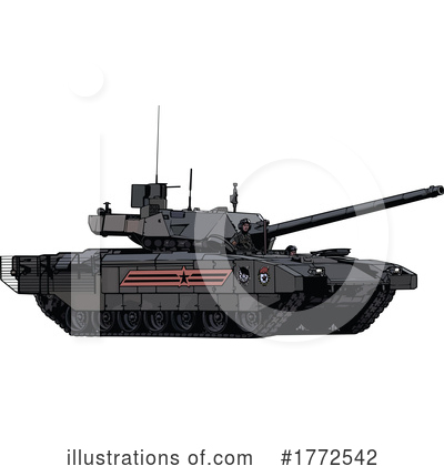 Military Tank Clipart #1772542 by dero