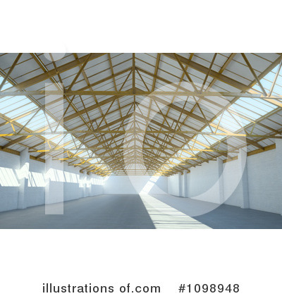 Royalty-Free (RF) Warehouse Clipart Illustration by Mopic - Stock Sample #1098948