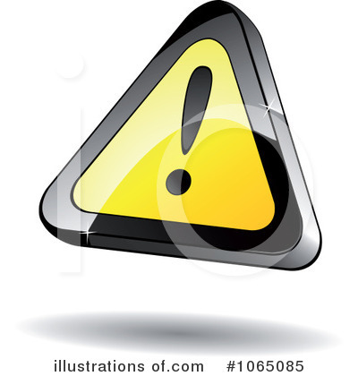Warning Sign Clipart #1065085 by Vector Tradition SM