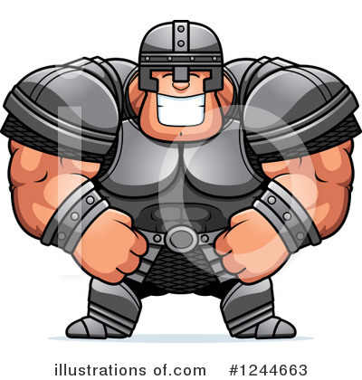 Royalty-Free (RF) Warrior Clipart Illustration by Cory Thoman - Stock Sample #1244663