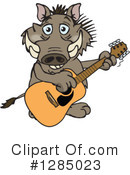Warthog Clipart #1285023 by Dennis Holmes Designs