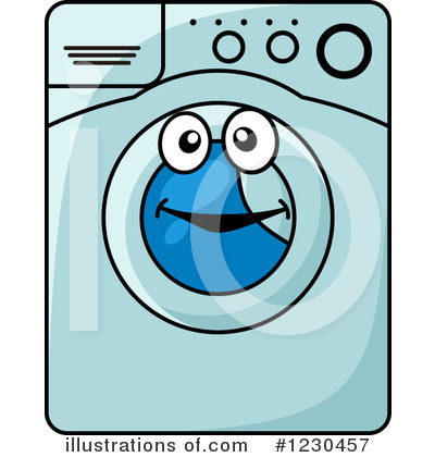 Washing Machine Clipart #1230457 by Vector Tradition SM