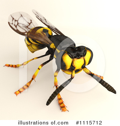 Wasps Clipart #1115712 by Leo Blanchette
