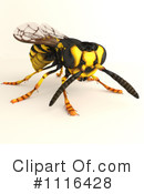 Wasp Clipart #1116428 by Leo Blanchette