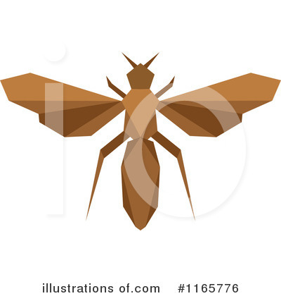 Royalty-Free (RF) Wasp Clipart Illustration by Vector Tradition SM - Stock Sample #1165776